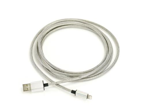 Fuse Chicken Armour Charge Lightning Cable 1M Grey