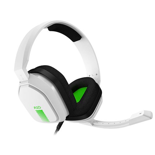 Micro-casque Astro A10 circum-aural Blanc et Vert 