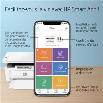 Imprimante multifonction HP LaserJet M140we Blanc Eligible à instant ink