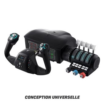 Système de contrôle de vol universel Turtle Beach Velocity One Flight Noir pour Xbox et PC