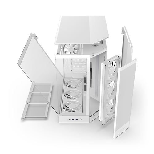 Boîtier PC NZXT H9 Flow – Blanc – Neuf Sous Emballage