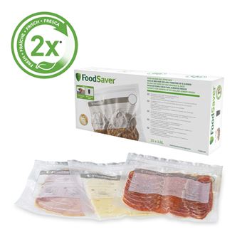 Lot de 20 Sacs de conservation Foodsaver FVB016X01 3,79L