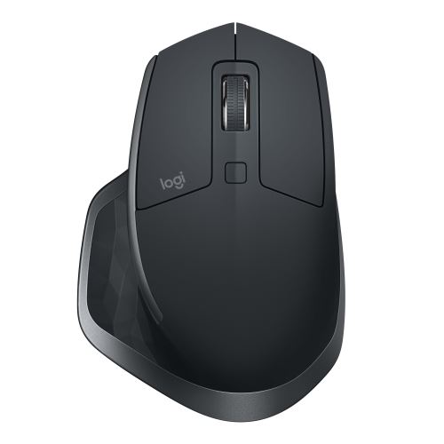 Logitech Graphite Mx Master 2S Wireless Mouse Souris Bureau Droitier Rf Sans Fil + Bluetooth Laser 1000 Dpi - Neuf - Image 3