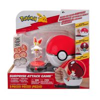 Poké Ball Attaque Surprise Bandai : Jeu De Combat Pokémon Aléatoire Pour 2 Joueurs
