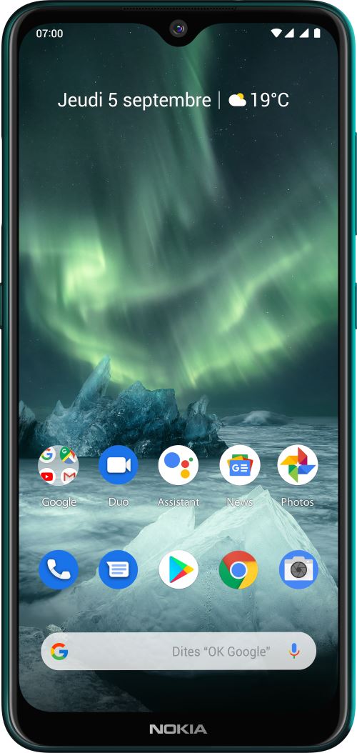 NOKIA  7.2 128 Go Double SIM Vert cyan