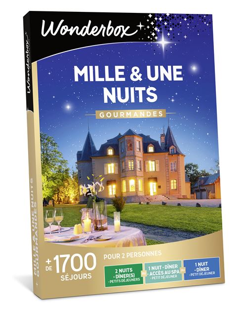 Coffret cadeaux Wonderbox Mille et une nuits gourmandes