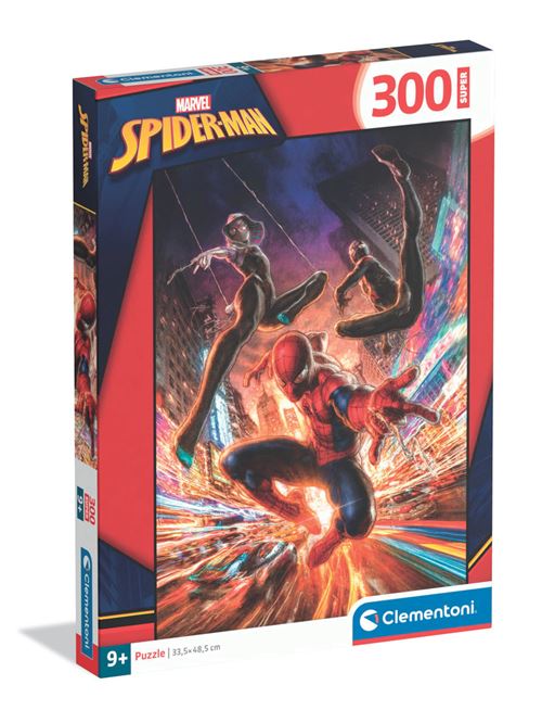Puzzle 300 pièces Super : Spider Man Clementoni Puzzles - vue 2