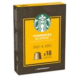 Capsules café Starbucks Nespresso Blonde Espresso Roast X18