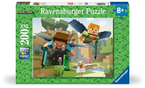Puzzle 200 pièces : Les aventures de Minecraft Ravensburger France