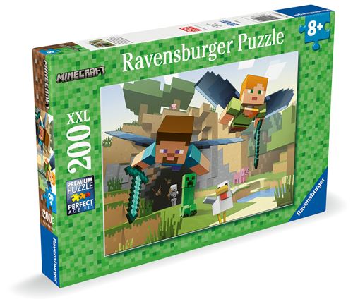 Puzzle 200 Pièces XXL Ravensburger Minecraft