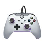 Manette filaire Pdp pour Xbox et PC Blanc et violet