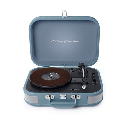 Muse - Giradischi Stereo In Vinile A 3 Velocità 33/45/78t Con Bluetooth - Mt201bvb