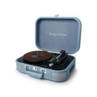 Platine vinyle Bluetooth Muse MT-201 BVB Collection Vintage Bleu