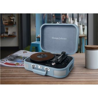Platine vinyle Bluetooth Muse MT-201 BVB Collection Vintage Bleu