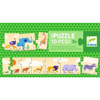 Puzzle 3 ans Haathee, éléphant d'Asie Djeco 24 pièces - 11,50€