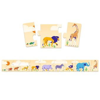 Djeco DJ08189 - Puzzle frise Petits et grands