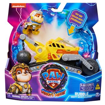 Véhicule avec figurine Paw Patrol La Pat Patrouille Ruben The Mighty Movie