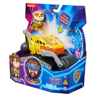 Véhicule avec figurine Paw Patrol La Pat Patrouille Ruben The Mighty Movie