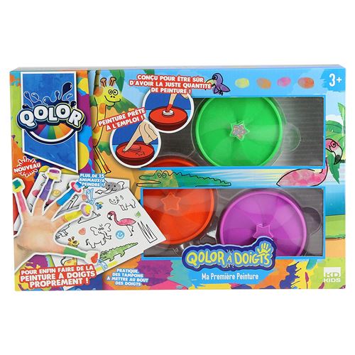 Kit créatif Tech It Easy Qolor à doigts Ma Première Peinture