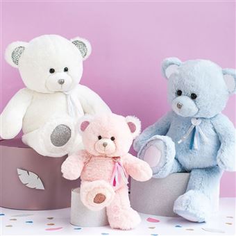 Animal en peluche Histoire d'Ours Charms Blanc 40 cm