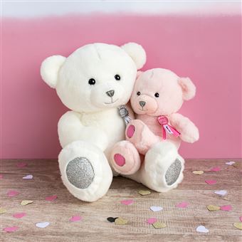 Animal en peluche Histoire d'Ours Charms Blanc 40 cm
