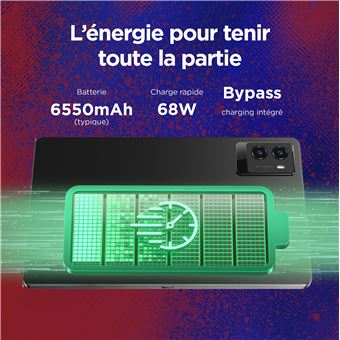 Lenovo Legion Tab ZAEF - Tablette - Android 14 ou versions plus récentes - 256 Go UFS card - 8.8" LTPS (2560 x 1600) - hôte USB - gris eclipse