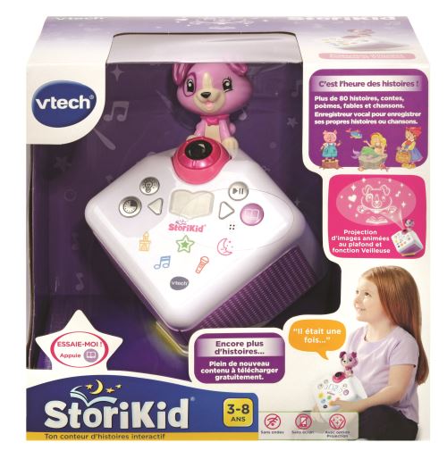 Jeu éducatif Vtech Mon conteur d’histoires StoriKid Rose