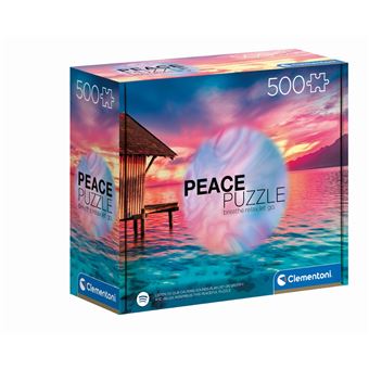 Puzzle 500 pièces Clementoni Peace Living the Present