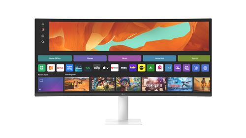 Ecran PC LG 34U601SA-W 34 incurvé UWQHD Blanc