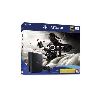 Console Sony PS4 Pro Ghost of Tsushima 1 To Noir Console PlayStation 4 Achat prix fnac