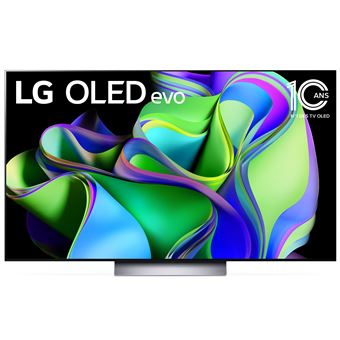TV OLED Evo LG OLED55C3 139 cm 4K UHD Smart TV Noir et Argent - 1