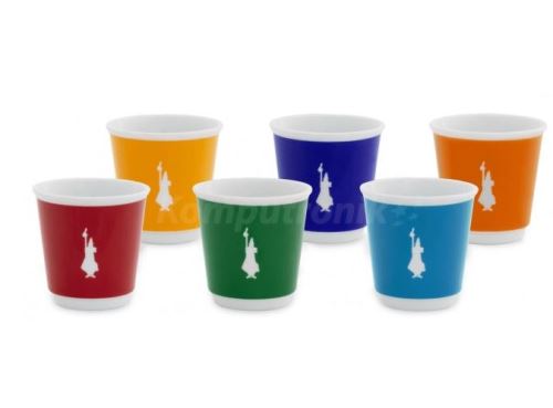 Set de 6 gobelets Bialetti Bicchierini Supercolor