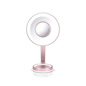 Miroir Babyliss Led Beauty 9450E Rose orangé