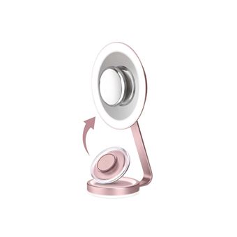 Miroir Babyliss Led Beauty 9450E Rose orangé