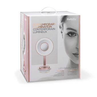 Miroir Babyliss Led Beauty 9450E Rose orangé