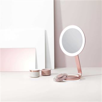 Miroir Babyliss Led Beauty 9450E Rose orangé