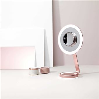 Miroir Babyliss Led Beauty 9450E Rose orangé