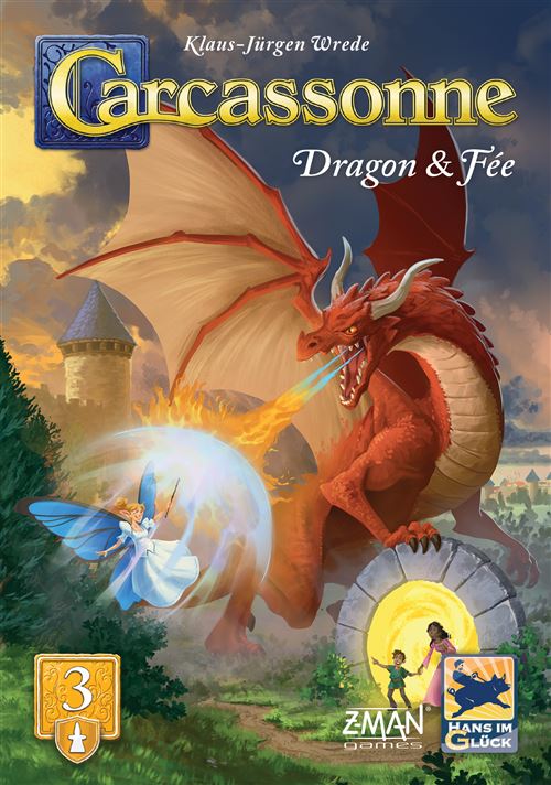Extension Asmodee CARC05Nasmodee – Dragon & Fée, 2 à 6 Joueurs, 55 Min