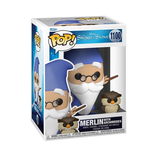 Figurine Funko Pop & Buddy The Sword in the Stone Merlin with Archimedes