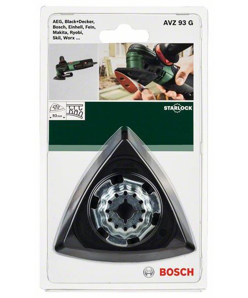Plateau de pon&ccedil;age Bosch Starlock AVZ 93 G 2609256956 Noir