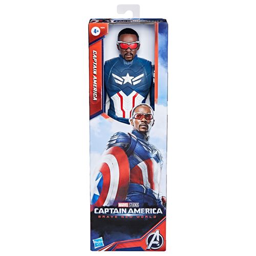 Avengers Multicolore Figurine Marvel Studios Captain America Brave New World Titan Hero Series
