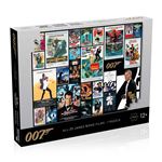 Puzzle 1000 pièces Winning Moves James Bond Affiches de Films
