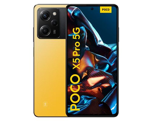 Smartphone Xiaomi Poco X5 Pro Double nano SIM 5G 6.67 128 Go Jaune
