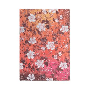 Agenda scolaire 2021 2022 Paperblanks Katagami Sakura Rose