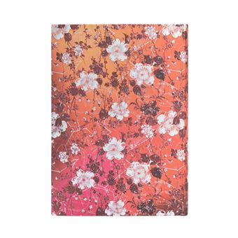 Agenda scolaire 2021 2022 Paperblanks Katagami Sakura Rose