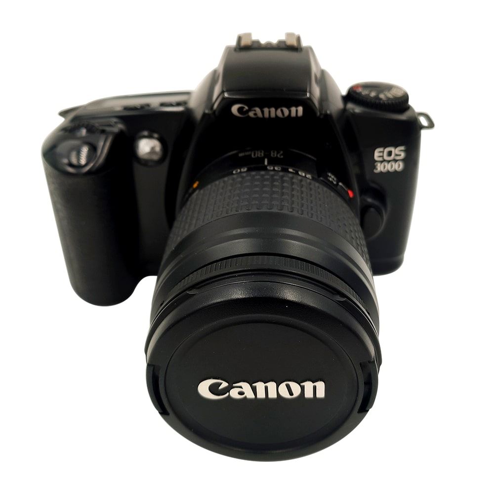 Appareil photo argentique reflex Canon EOS 3000 + 2880mm f/3.55.6 Noir Reconditionne