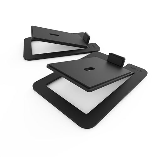 Supports De Table S6 Noir Pour Enceintes Kanto Yu6 Et Tuk Ou Enceintes De Taille Équivalente Vendus À La Paire