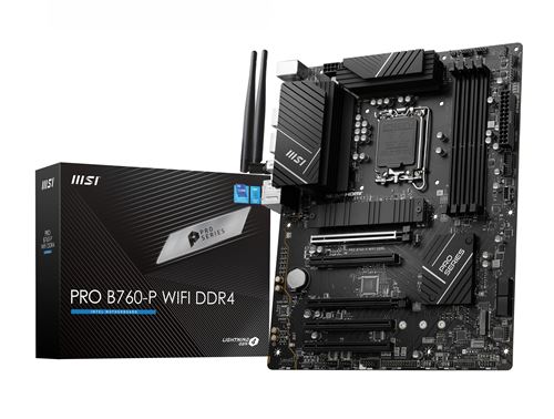 Carte mère MSI PRO B760-P WIFI DDR4 ATX Socket LGA1700 Chipset Intel B760