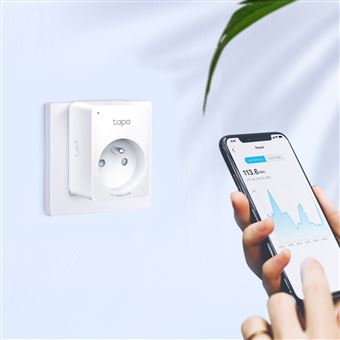 P110 Vs P110M Tapo Prise Connectée WiFi, Suivi De Consommation, 16A