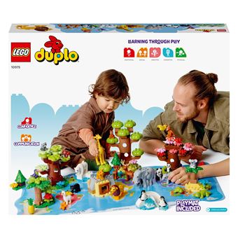 LEGO® DUPLO® 10975 Animaux sauvages du monde